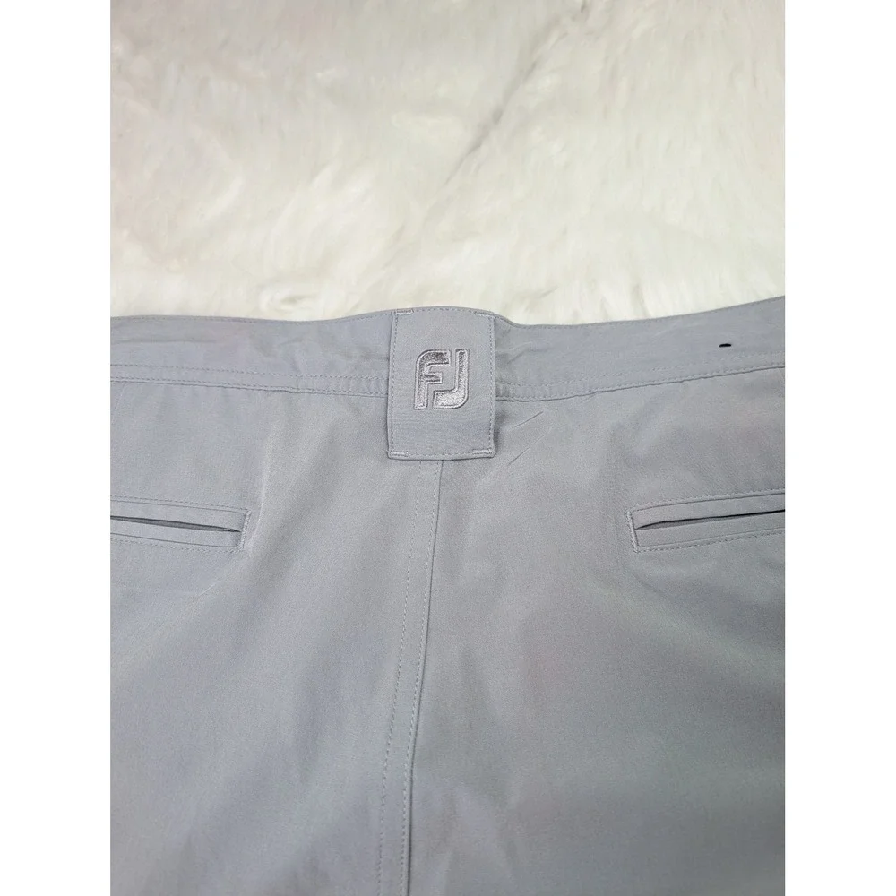 FootJoy Golf Shorts Men 40 Gray Performance Stretch Flat Front Activewear